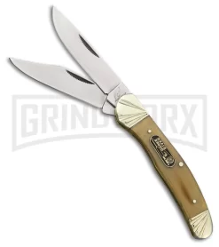 Frost Cutlery Ocoee River Copperhead Ox Horn Traditonal Pocket Knife