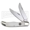 Frost Cutlery Ocoee River Dirt Buster White Smooth Bone Pocket Knife