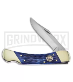 Frost Cutlery Ocoee River Mapache Blue Lockback Knife