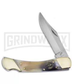 Frost Cutlery Ocoee River Mapache Ox Horn Lockback Knife