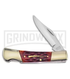Frost Cutlery Sharps Barracuda Brown Lockback Knife