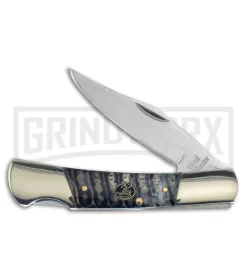 Frost Cutlery Steel Warrior Barracuda Cobra Brown Lockback Knife