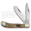 Frost Cutlery Steel Warrior Saddlehorn Brown Ox Horn Pocket Knife
