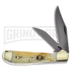 Frost Cutlery Steel Warrior Copperhead Second Cut Bone Pocket Knife