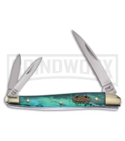 Frost Cutlery Steel Warrior Urbane Abalone Pocket Knife
