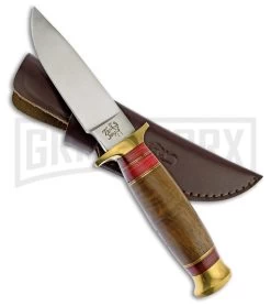 Frost Cutlery Trophy Stag Pheasant Walnut Fixed Blade Knife - Satin Plain