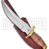 Frost Cutlery Chipaway Tiger Claw Pakkawood Fixed Blade Knife - Satin Plain