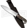 Frost Cutlery Hen & Rooster Grapple Stag Fixed Blade Knife - Mirror Plain
