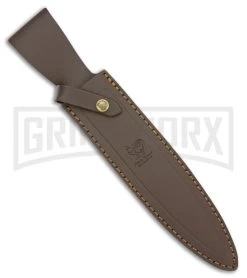 Frost Cutlery Hen & Rooster Grapple Stag Fixed Blade Knife - Mirror Plain -Knives Sale Online Shop Frost cutlery hen and rooster grapple stag mirror BP 28123 jr sheath large