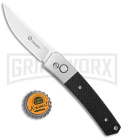 Ganzo Knives G7361-BK G-10 Automatic Knife - Satin Plain -Knives Sale Online Shop Ganzo Knives Black G 10 Auto Flat Grind Satin G7361 BK BP 25414 jr bottlecap large
