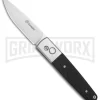 Ganzo Knives G7212-BK Black G-10 Automatic Knife - Flat Grind Stonewash