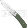 Ganzo Knives G747-1-GR Green G-10 Automatic Knife - Clip Point Satin