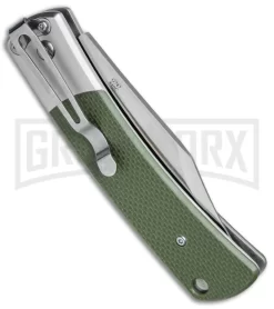 Ganzo Knives G747-1-GR Green G-10 Automatic Knife - Clip Point Satin 6 Ganzo Knives G747-1-GR Green G-10 Automatic Knife - Clip Point Satin -Knives Sale Online Shop Ganzo Knives Green G 10 Auto CP Satin G747 1 GR BP 25407 jr side large