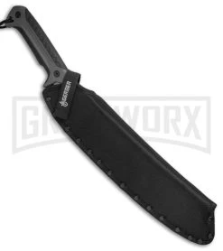 Gerber Broadcut Machete Fixed Blade - Bead Blast Plain -Knives Sale Online Shop Gerber Broadcut Machete BB 31 003152 BHQ 53939 jr sheath large