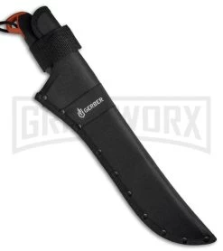 Gerber Compact Clearpath Machete Fixed Blade - Bead Blast Plain -Knives Sale Online Shop Gerber Compact Clearpath Machete BB 31 003154 BHQ 53940 jr sheath large