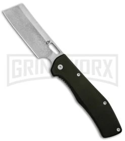 Gerber FlatIron Cleaver Dark Gray Aluminum Frame Lock Knife - SW Plain