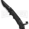 Gerber Combat Life Saver 3.5" Folding Knife - Black Serr