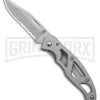 Gerber Mini Paraframe Gray Stainless Steel Frame Lock Knife - Satin Serr
