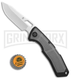 Gerber Order Gray Folding Knife - Gray Plain -Knives Sale Online Shop Gerber Order black gray gray BHQ 74678 er bottlecap large