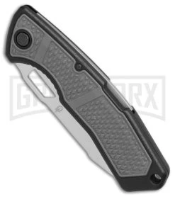 Gerber Order Gray Folding Knife - Gray Plain -Knives Sale Online Shop Gerber Order black gray gray BHQ 74678 er spine large