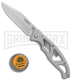 Gerber Paraframe 1 Folding Knife - Bead Blast Plain -Knives Sale Online Shop Gerber Paraframe I bb BHQ 16538 er bottlecap large