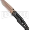 Gerber Paralite Black Folding Knife - Rose Plain