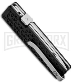 Gerber Pocket Square Black GFN Liner Lock Knife - Satin Plain -Knives Sale Online Shop Gerber Pocket Square LL Black GFN 30 001362 BHQ 67409 jr side large