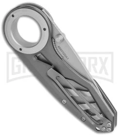Gerber Remix Knife Aluminum Folding Knife - Bead Blast Plain -Knives Sale Online Shop Gerber Remix Frame Lock Knife 2.9 Bead Blast 22 41968 BHQ 20176 LS Side large