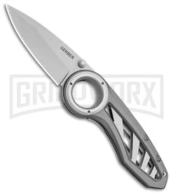 Gerber Remix Knife Aluminum Folding Knife - Bead Blast Plain