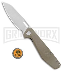 Gerber Slimsada Olive Micarta Frame Lock Pocket Knife -Stonewash Plain 7 Gerber Slimsada Olive Micarta Frame Lock Pocket Knife -Stonewash Plain -Knives Sale Online Shop Gerber Slimsada Frame Lock Folding Knife Olive Micarta Stonewash BHQ 176978 KC bottlecap 2 large