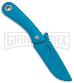Gerber Spine Cyan Blue GFN Fixed Blade Knife - Stonewash Plain -Knives Sale Online Shop Gerber Spine Cyan Blue SW BHQ 81306 er sheath 2 large