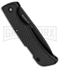 Gerber US1 Gray Rubber Folding Lockback Knife - Black Plain 6 Gerber US1 Gray Rubber Folding Lockback Knife - Black Plain -Knives Sale Online Shop Gerber US1 Folding Lockback Knife Gray Rubber Black BHQ 53931 kp side large