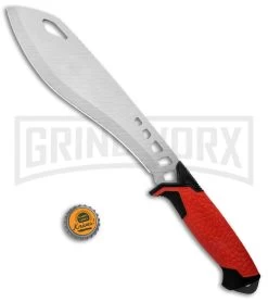 Gerber Versafix Pro 14" Red GFN Machete Fixed Blade Knife - Satin Plain -Knives Sale Online Shop Gerber Versafix Pro 14in Machete Red Satin 31 003469 BHQ 94214 jr bottlecap large