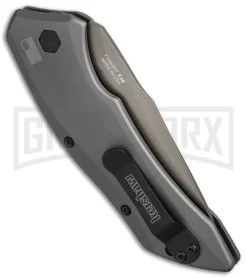 Kershaw Launch 1 Gray Automatic Knife - Gray DLC Plain -Knives Sale Online Shop Kershaw Launch 1 Gray Alum Gray DLC 7100GRY BHQ 68949 jr side large