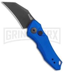 Kershaw Launch 10 Blue Automatic Knife CA Legal - Stonewash Plain