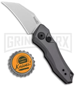 Kershaw Launch 10 Gray Automatic Knife CA Legal - Stonewash Plain -Knives Sale Online Shop Kershaw Launch 10 Auto Gray SW 7350 BHQ 94065 jr bottlecap large