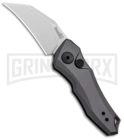 Kershaw Launch 10 Gray Automatic Knife CA Legal - Stonewash Plain