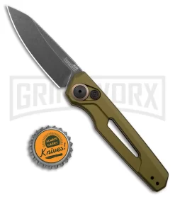 Kershaw Launch 11 OD Green Aluminum Automatic Knife - Blackwash Plain -Knives Sale Online Shop Kershaw Launch 11 Auto OD Green Aluminum Blackwash BHQ 178231 jr bottlecap large