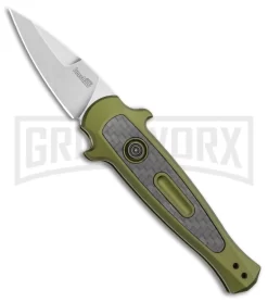 Kershaw Launch 12CA Legal OD Green Automatic Knife - SW Plain