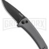 Kershaw Launch 3 Gray Aluminum Automatic Knife - Black Plain