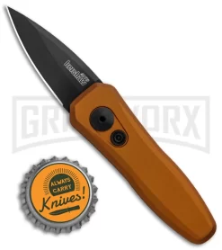 Kershaw Launch 4 Bronze Automatic Knife CA Legal - Black Plain -Knives Sale Online Shop Kershaw Launch 4 CA Legal Auto Bronze Black 7500EBBLK BHQ 82252 jr bottlecap large