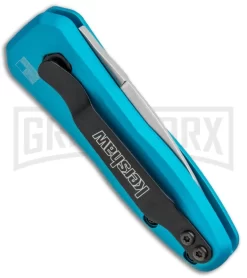 Kershaw Launch 4 Automatic Knife Teal CA Legal - Stonewash Plain -Knives Sale Online Shop Kershaw Launch 4 CA Legal Auto Teal SW KER7500TEALSW BHQ 92074 jr side large