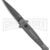 Kershaw Launch 8 Stiletto Automatic Knife Gray/CF (3.5" Black)