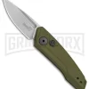 Kershaw Launch 9 OD Green Automatic Knife CA Legal - Stonewash Plain