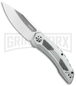 Kershaw Norad Frame Lock Knife Stainless Steel Satin Drop Point