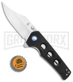Kizer Vanguard Junges Liner Lock Knife Black G-10 - Satin Plain -Knives Sale Online Shop Kizer Vanguard Elstner Junges LL Black G 10 Satin BHQ 121161 jr bottlecap large