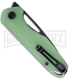 Kubey Doris Jade G-10 Liner Lock Knife - Black Plain -Knives Sale Online Shop Kubey Doris LL Jade Black BHQ 166816 jr side large