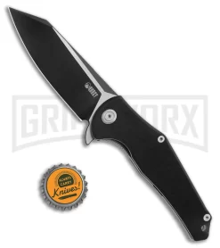 Kubey Flash Black G-10 Folding Knife - Black Plain -Knives Sale Online Shop Kubey Folder Black G 10 TT Black BHQ 136876 jr bottlecap large