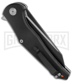 Kubey Flash Black G-10 Folding Knife - Black Plain -Knives Sale Online Shop Kubey Folder Black G 10 TT Black BHQ 136876 jr side large