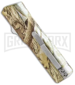 Lightning Tree Camo D/A OTF Automatic Knife - Satin Plain -Knives Sale Online Shop Lightning Tree DA DP OTF Auto Satin GX 33354 jr side large